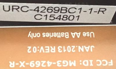 CONTROL REMOTO NUEVO  XFINITY / XR2 V3-UTU / URC-4269BC1-1-R / C154801 / MG3-4269-X-R / XR2 V3-R / XR2 V3-P  - Imagen 3